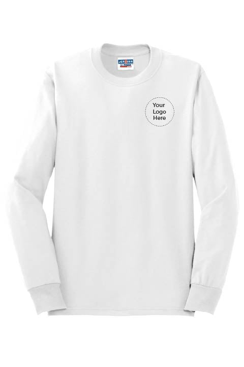 29LS Long Sleeve UNISEX JERZEES® - Dri-Power® Active 50/50 Cotton/Poly T-Shirt 12 Colors