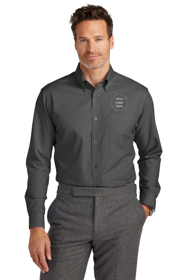 NEW! BB18002 Brooks Brothers® Wrinkle-Free Stretch Nailhead Shirt