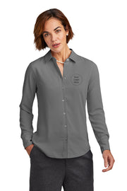 NEW! BB18007 Brooks Brothers® Women’s Full-Button Satin Blouse