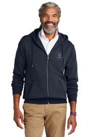 NEW! BB18208 Brooks Brothers® Double-Knit Full-Zip Hoodie