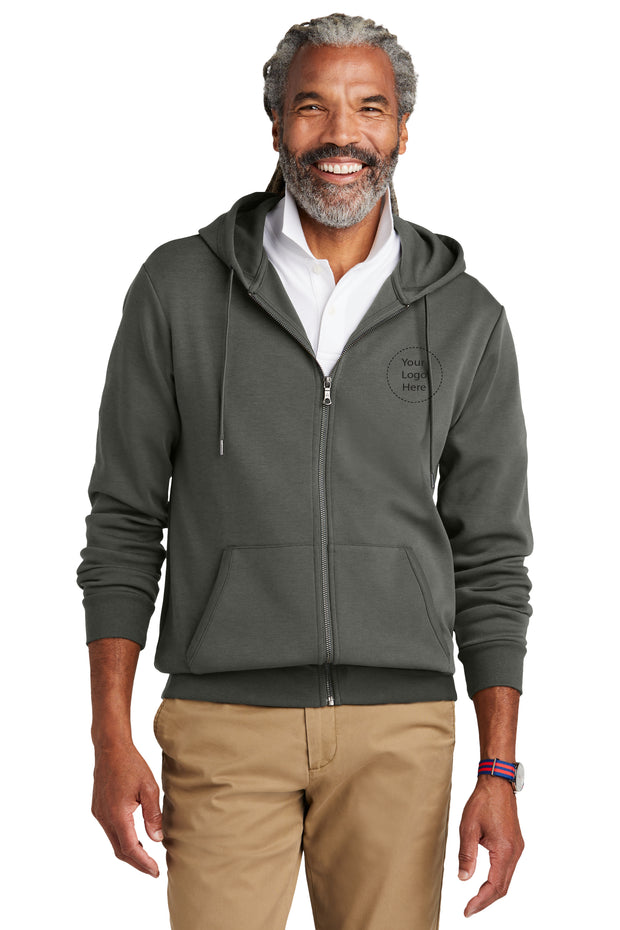 NEW! BB18208 Brooks Brothers® Double-Knit Full-Zip Hoodie