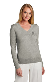 NEW! BB18401 Brooks Brothers® Women’s Cotton Stretch V-Neck Sweater