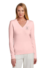 NEW! BB18401 Brooks Brothers® Women’s Cotton Stretch V-Neck Sweater