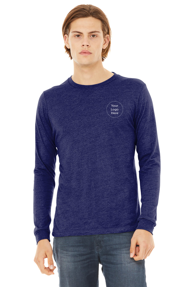 BC3513 BELLA+CANVAS® Unisex Triblend Long Sleeve Tee