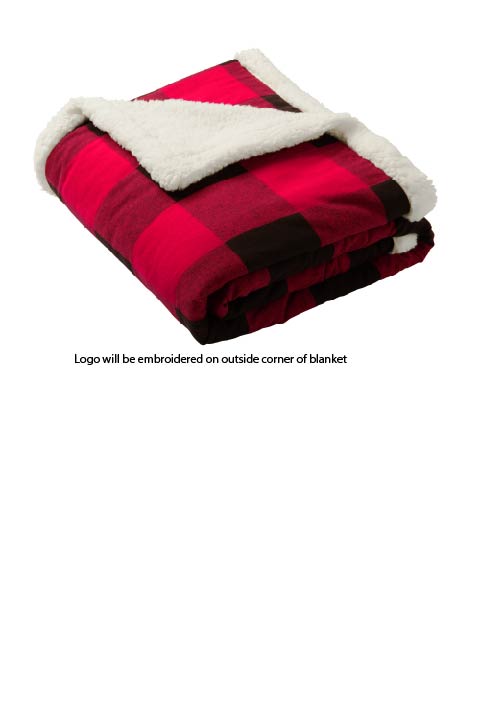 BP43 PA® Flannel Sherpa Blanket