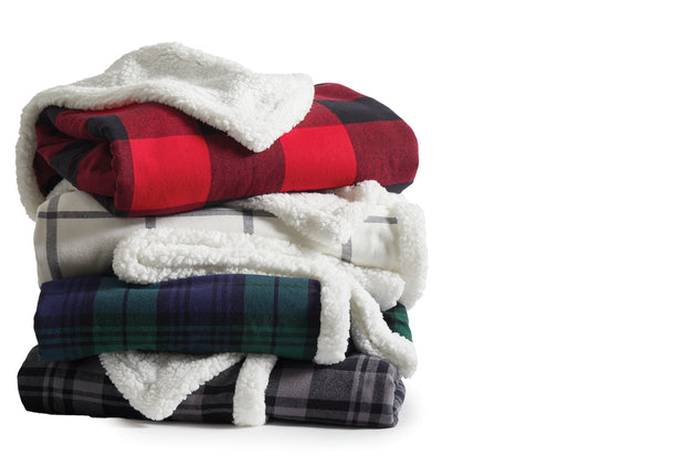 BP43 PA® Flannel Sherpa Blanket