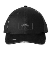 NEW-C600 Distressed Mesh Back Cap