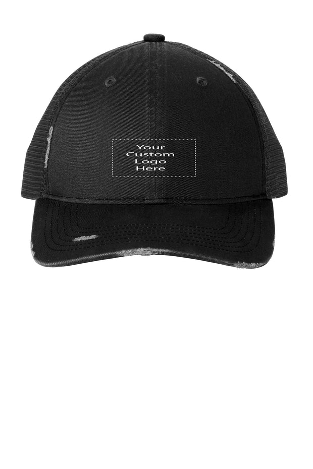 NEW-C600 Distressed Mesh Back Cap