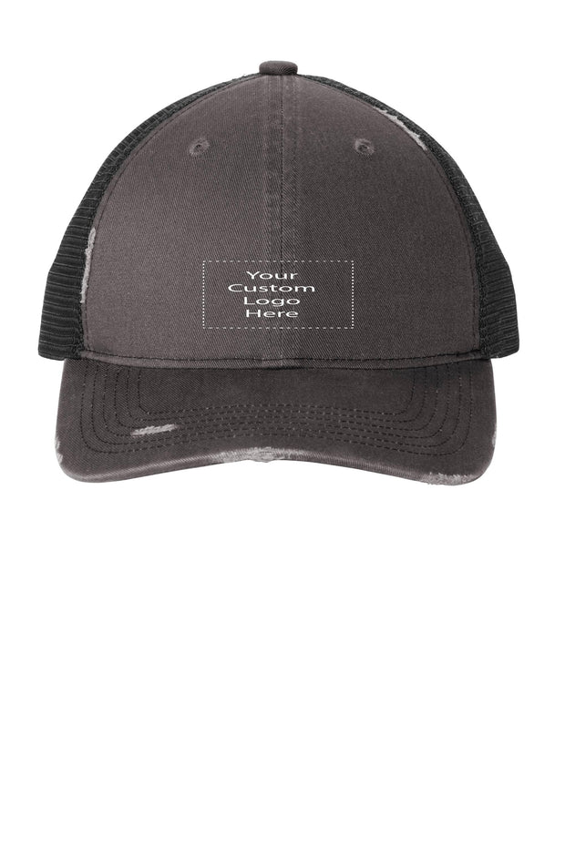 NEW-C600 Distressed Mesh Back Cap