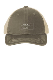 NEW-C600 Distressed Mesh Back Cap