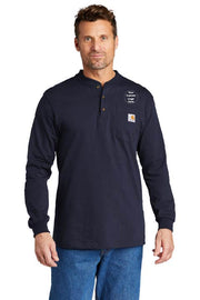 CTK128 Carhartt Long Sleeve Henley