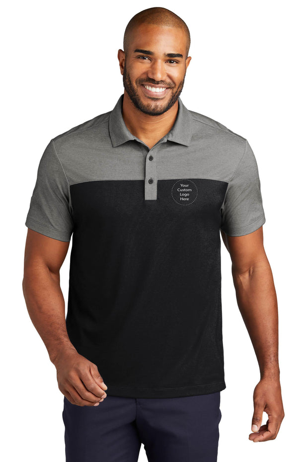 NEW-K831 PA Mens Fine Blend Blocked Polo