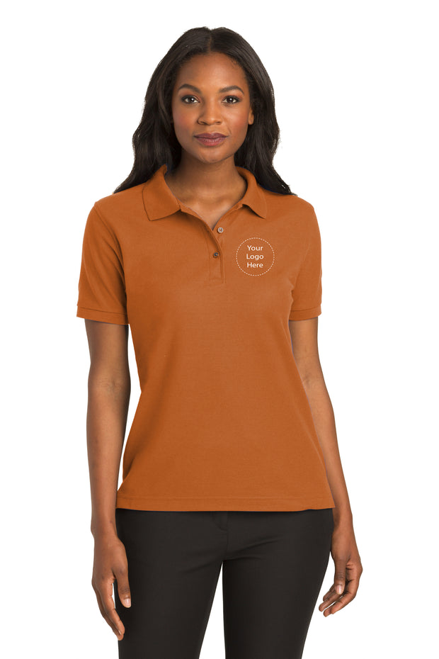 L500-Port Authority® Ladies Silk Touch™ Polo