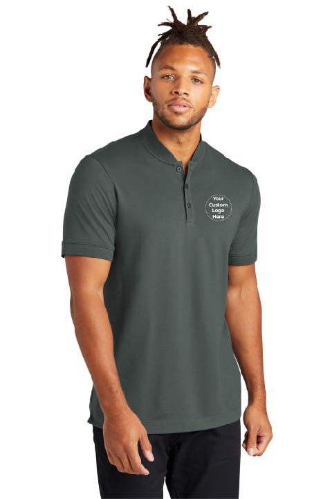 NEW! MM1008 Mercer+Mettle™ Stretch Pique Henley