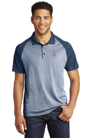 ST641 Sport-Tek® PosiCharge® RacerMesh® Raglan Heather Block Polo