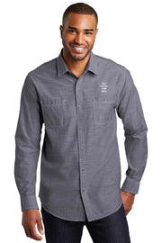 KOS-W380 PA® Mens' Slub Chambray Shirt